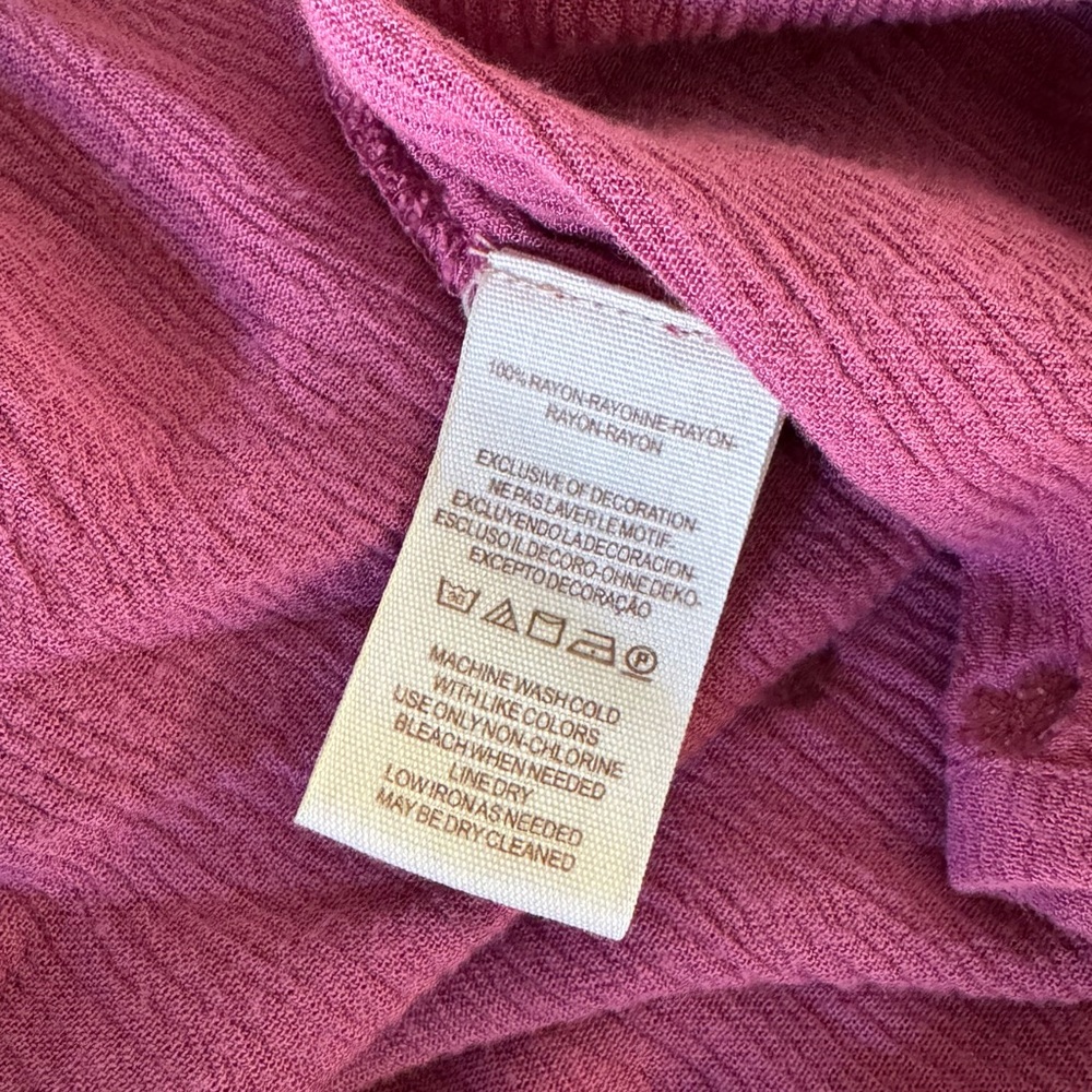 Free People Embroidered Fable Midi Dress - Raspberry Size Small - Picture 11 of 13